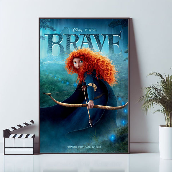 Brave, Movie Poster, Wall Art Prints, Canvas Material Gift, Keepsake, Home Decor, Live Room Wall Art 1694105979