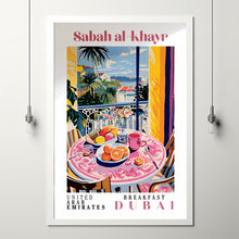 Breakfast Dubai, Brunch Art Print, Food Poster, Kitchen Wall Art, Eat Poster, Breakfast Poster, Breakffast Wall Art, Dubai Travel Poster