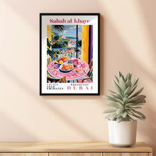 Breakfast Dubai, Brunch Art Print, Food Poster, Kitchen Wall Art, Eat Poster, Breakfast Poster, Breakffast Wall Art, Dubai Travel Poster