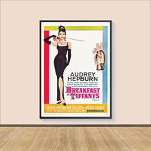 Breakfast at Tiffany's Movie Poster Print, Canvas Wall Art, Room Decor, Movie Art, Gifts for HimHer, Wall Art Print, Art Poster For Gift 1588361013