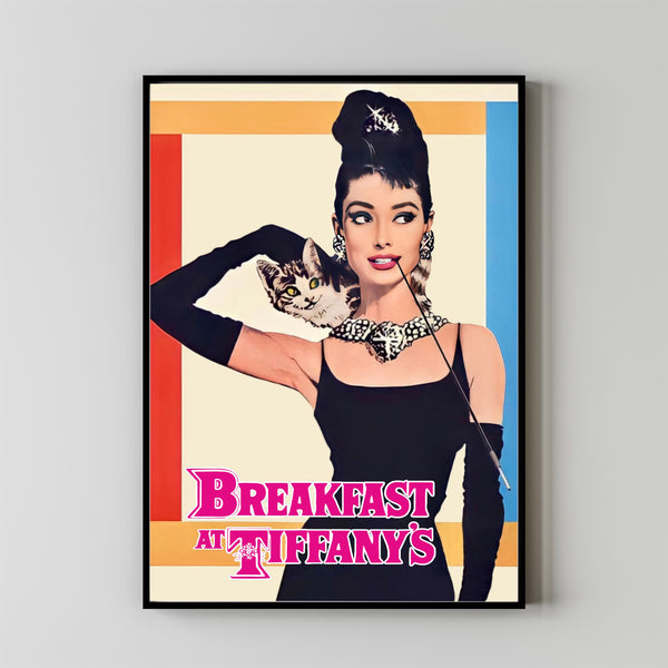 Breakfast at Tiffany's Movie Poster, Room Decor, Home Decor, Art Poster for Gift