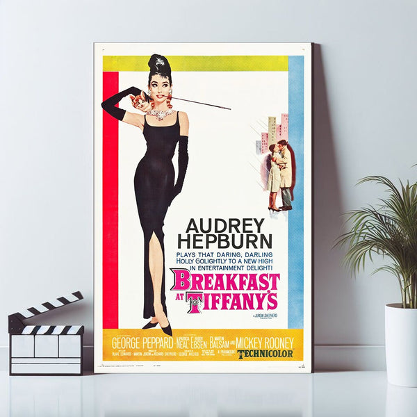 Breakfast at Tiffany's, Movie Poster, Wall Art Prints, Art Poster, Canvas Material Gift, Keepsake, Home Decor, Live Room Wall Art 1573528198