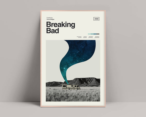 Breaking Bad Poster, Minimalist Poster, Breaking Bad Print, Bryan Cranston, Anna Gunn, Aaron Paul, Bob Odenkirk, Better Call Saul 871126271