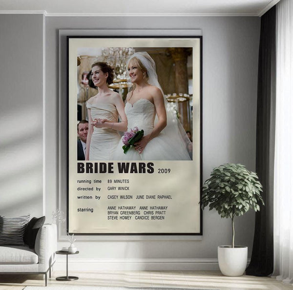 Bride Wars 2009 Movie Poster Canvas Poster Minimalist Poster Art Print Gifts for Lover Mural Painting Home Decoration 1766623803