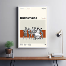 Bridesmaids Poster, Bridesmaids Movie, Bridesmaids Movie Poster, Retro Movie, Retro Modern, Movie Print, High Quality, Dad Gifts