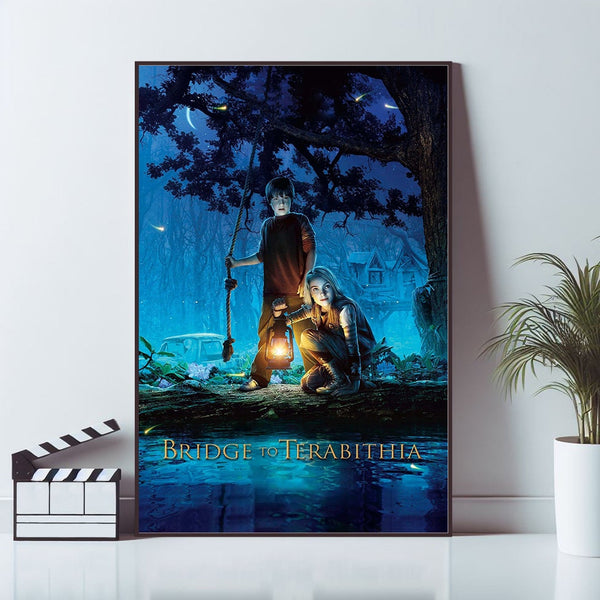 Bridge to Terabithia, Movie Poster, Art Poster, Movie Wall Art, Canvas Material Gift, Home Decor, Keepsake 1602174393