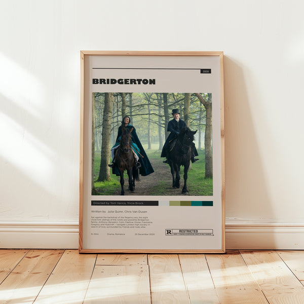 Bridgerton Poster, Kate Sharma Wall Art, Home Wall Decor, Regency Era Drama Print, Framed Options, Tv Series Gift 1755931329