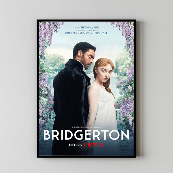 Bridgerton Season 1 Movie Poster 2023 FilmRoom Decor Wall ArtPoster GiftCanvas prints 2