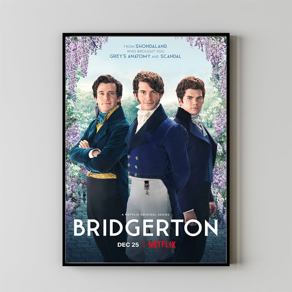 Bridgerton Season 1 Movie Poster 2023 FilmRoom Decor Wall ArtPoster GiftCanvas prints 3