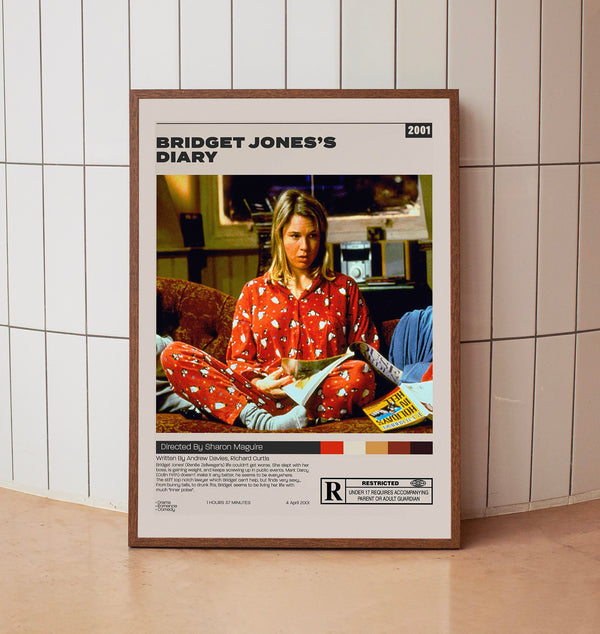 Bridget Jones's Diary, Sharon Maguire, Minimalist Movie Poster
