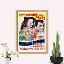 Bringing Up Baby (1938) Movie Poster Print, Canvas Wall Art, Room Decor, Personalized gift, Gifts for HimHer, Wall Art Print 1554953902