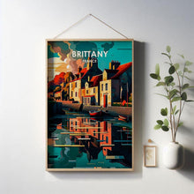 Brittany France- City Travel Poster Travel record Travel Printed Canvas Landscape Prints Gifts for Lover City poster Cityscape 1752418140