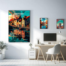 Brittany France- City Travel Poster Travel record Travel Printed Canvas Landscape Prints Gifts for Lover City poster Cityscape 1752418140