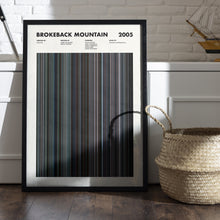 Brokeback Mountain Movie Barcode Print, Brokeback Mountain Print, Brokeback Mountain Poster, Brokeback Mountain Wall Art 1675718710