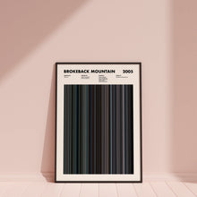 Brokeback Mountain Movie Barcode Print, Brokeback Mountain Print, Brokeback Mountain Poster, Brokeback Mountain Wall Art 1675718710