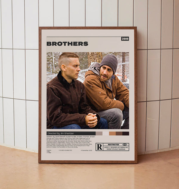 Brothers Poster, Jim Sheridan, Minimalist Movie Poster