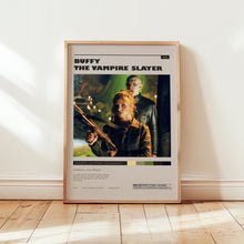 Buffy The Vampire Slayer Poster, Buffy Summers Wall Art, Minimalist Wall Decor, Framed Options, Gift for Fans 1747841813