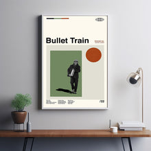 Bullet Train Poster, Bullet Train Movie, Bullet Train Print, Retro Movie, Retro Modern, Movie Print, High Quality, Custom Poster