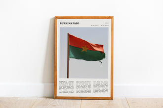 Burkina Faso Flag  Wall Art Poster Poster  Burkina Faso Africa Poster  Poster  Art Gift 1704464895