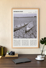 Burkina Faso Wall Art Poster Poster  Burkina Faso Africa Black White Poster  Poster  Art Gift 1702066459