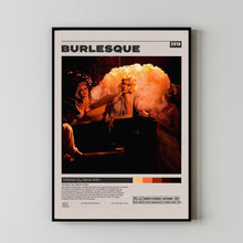Burlesque Poster, Steve Antin, Minimalist Movie Poster
