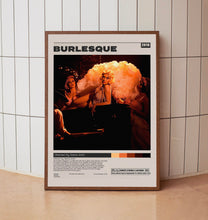 Burlesque Poster, Steve Antin, Minimalist Movie Poster