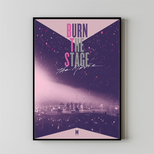 Burn the Stage The Movie (2018) Poster Art Print Movie Posters Gift for Movie lovers