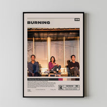 Burning Poster,Lee Chang-dong, Minimalist Movie Poster