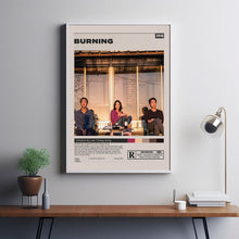 Burning Poster,Lee Chang-dong, Minimalist Movie Poster