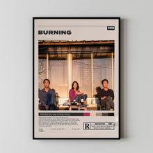 Burning Poster, Lee Chang-dong, Minimalist Movie Poster,Film Poster