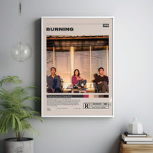 Burning Poster, Lee Chang-dong, Minimalist Movie Poster,Film Poster