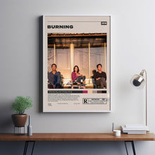 Burning Poster, Lee Chang-dong, Minimalist Movie Poster,Film Poster