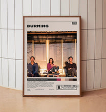 Burning Poster, Lee Chang-dong, Minimalist Movie Poster,Film Poster
