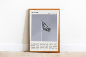 Burundi Wall Art Republic of Burundi Poster Poster African Great Lakes  Black White Poster  Poster  Art Gift 1688394792
