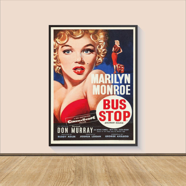 Bus Stop (1956) Movie Poster Print, Canvas Wall Art, Room Decor, Personalized gift, Gifts for HimHer, Wall Art Print 1569140643