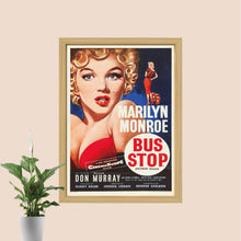 Bus Stop (1956) Movie Poster Print, Canvas Wall Art, Room Decor, Personalized gift, Gifts for HimHer, Wall Art Print 1569140643