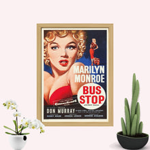 Bus Stop (1956) Movie Poster Print, Canvas Wall Art, Room Decor, Personalized gift, Gifts for HimHer, Wall Art Print 1569140643