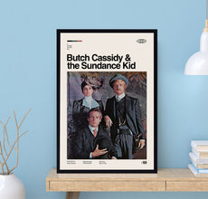 Butch Cassidy And the Sundance kid Poster, George Roy Hill, Retro Movie Poster, Minimalist Art, Vintage Poster, Modern Art, Wall Decor 1731021483