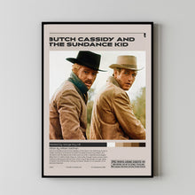 Butch Cassidy and the Sundance Kid, George roy hill, Minimalist Movie Poster