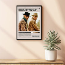 Butch Cassidy and the Sundance Kid, George roy hill, Minimalist Movie Poster