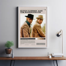 Butch Cassidy and the Sundance Kid, George roy hill, Minimalist Movie Poster