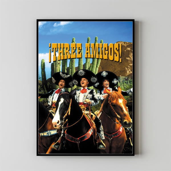 ¡Three Amigos! (1986) Movie Poster, Canvas Material Gift, Home Decor, Live Room Wall Art DS08