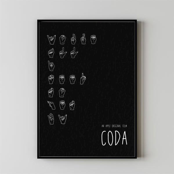 CODA Movie Poster,Film Fan Collectibles,Vintage Movie Poster,Home Decor,Wall Art,Poster Gifts 1