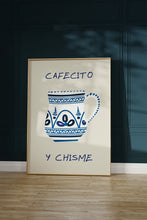Cafecito Y Chisme Print Spanish Coffee Art Print Minimalist Coffee Poster Spanish Kitchen Decor Cafecito Poster  Wall Art 1 Print 1505834395