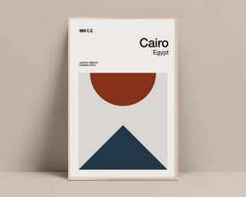 Cairo Print, Cairo Travel Poster, Cairo Minimalist Print, Mid-Century Design, Abstract Wall Art, Geometric Art Print, Abstract Color Print 1591719019