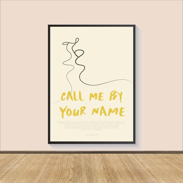 Call Me by Your Name Movie Poster Print, Canvas Wall Art, Room Decor, Movie Art, Gifts for HimHer, Wall Art Print 1555690420