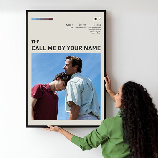 Call Me by Your Name Movie Poster  Minimalist  Midcentury Poster  Wall Art Print  Retro Movie Poster 1743612733
