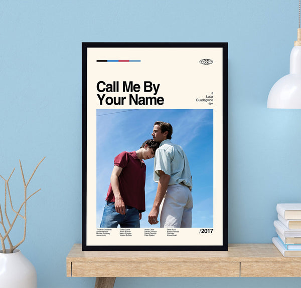 Call me By Your Name Poster, Luca Guadagnino, Retro Poster, Minimalist Art, Vintage Poster, Midcentury Art, Movie Poster, Wall Art 1731022285