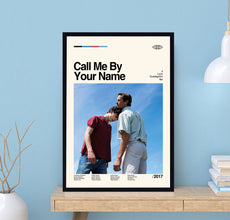 Call me By Your Name Poster, Luca Guadagnino, Retro Poster, Minimalist Art, Vintage Poster, Midcentury Art, Movie Poster, Wall Art 1731022285