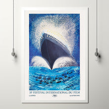 Cannes Film Festival Movie Poster Print, Canvas Wall Art, Room Decor, Movie Art